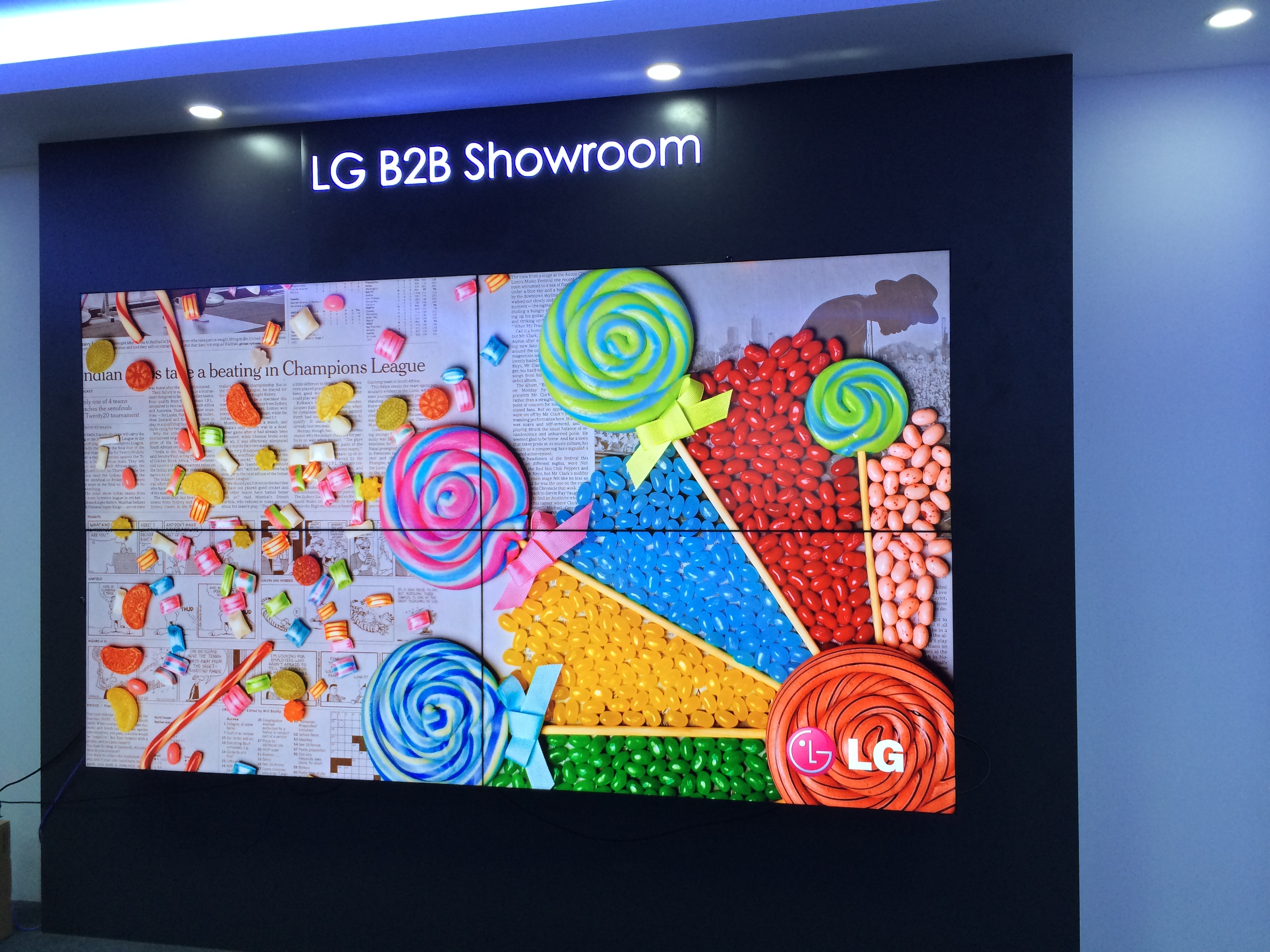Màn hình ghép quảng cáo LG LV75D series
